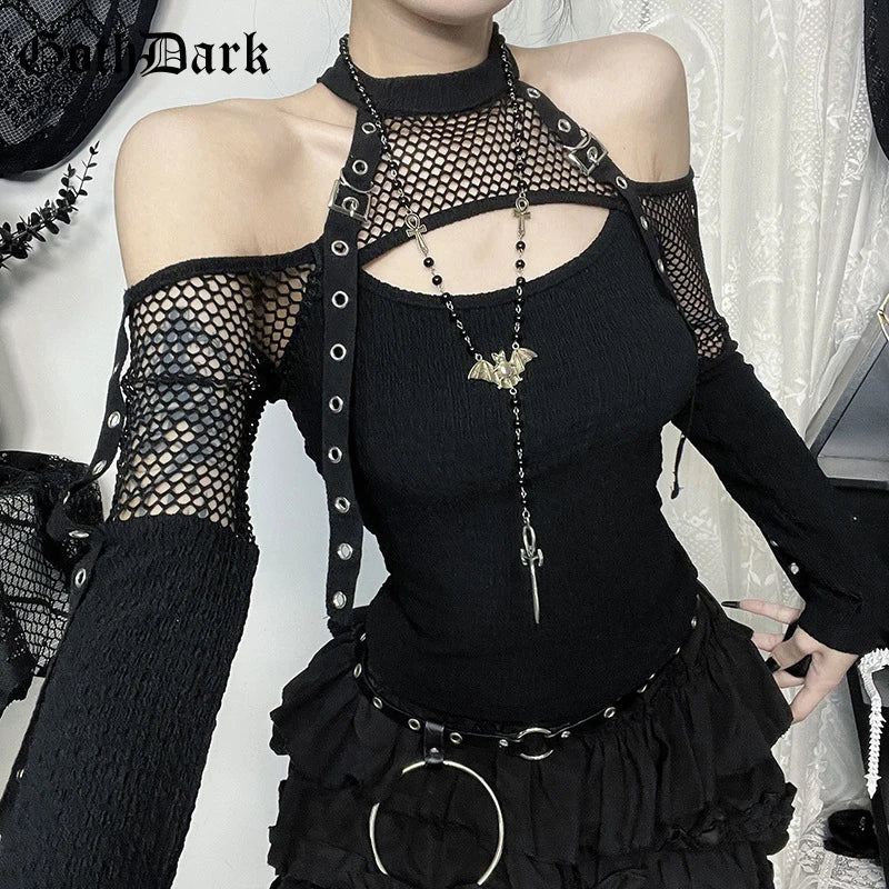 Top Goth: Off shoulder