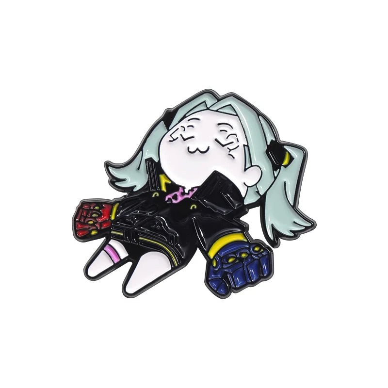 Pin: Cyberpunk Rebecca Kawaii