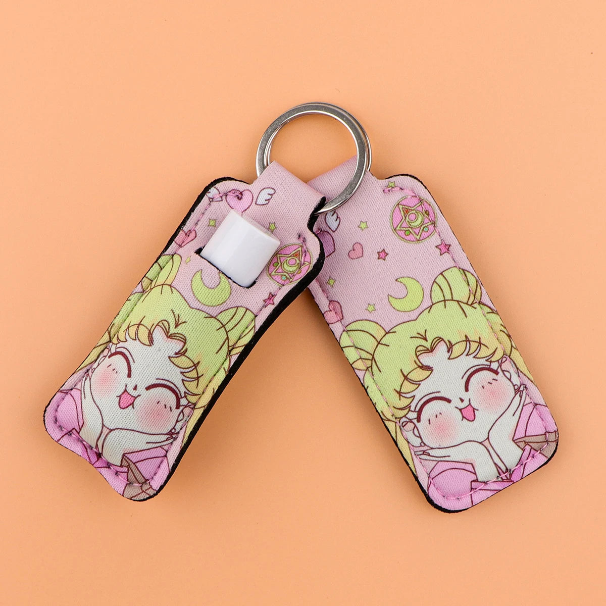 Sailor Moon: Llavero porta-pintalabios kawaii