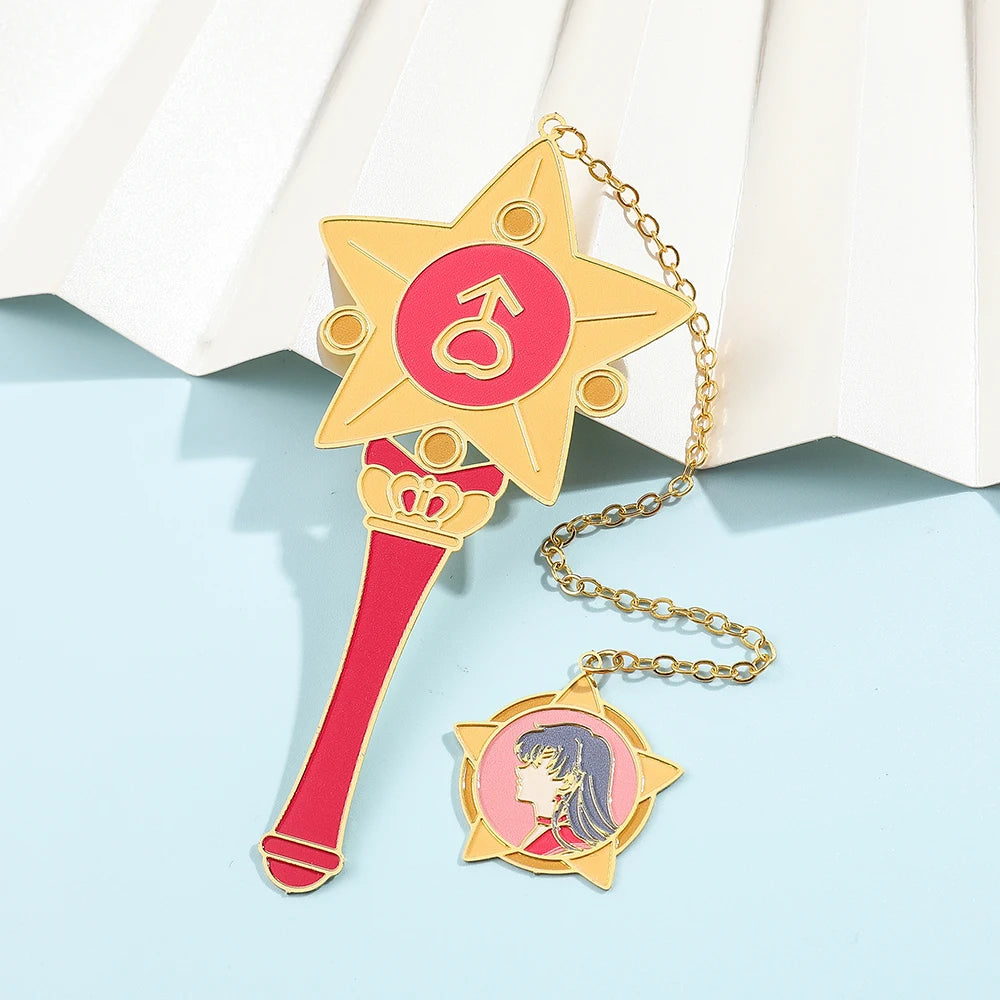 Sailor Moon: Marcapáginas de metal Varitas Sailors