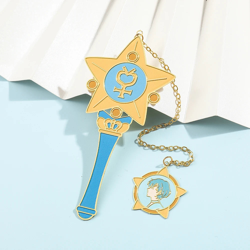 Sailor Moon: Marcapáginas de metal Varitas Sailors