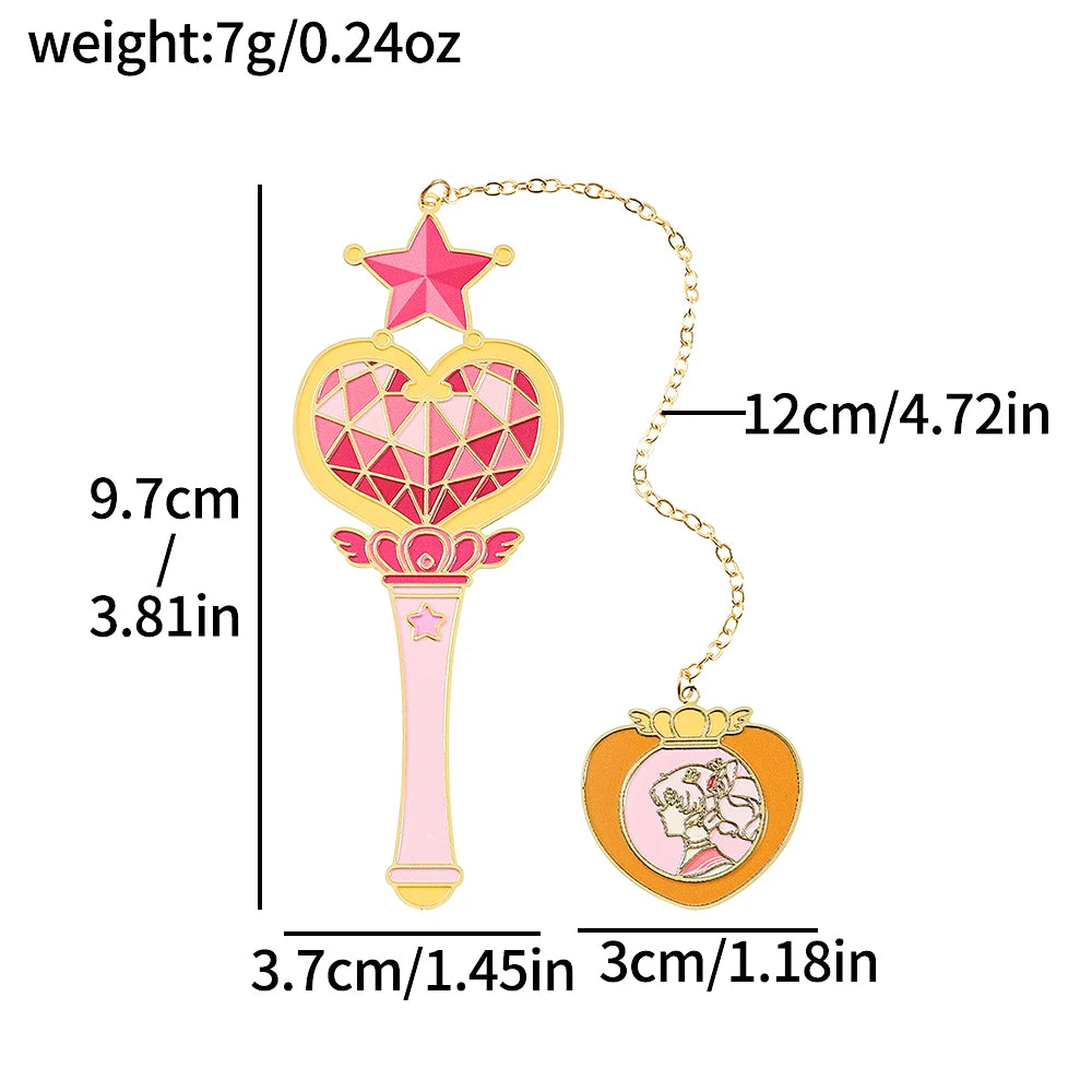 Sailor Moon: Marcapáginas de metal Varitas Sailors