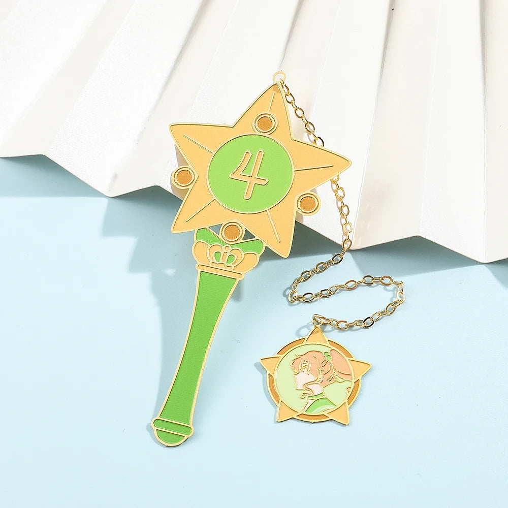 Sailor Moon: Marcapáginas de metal Varitas Sailors