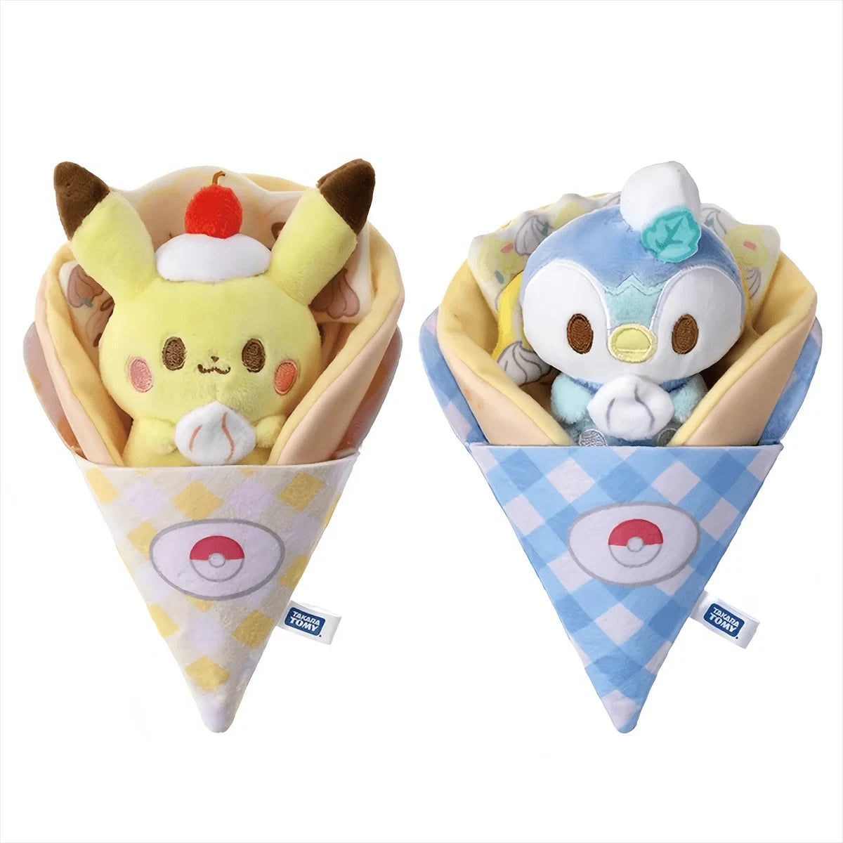 Pokémon: Pikachu y Piplup peluche kawaii