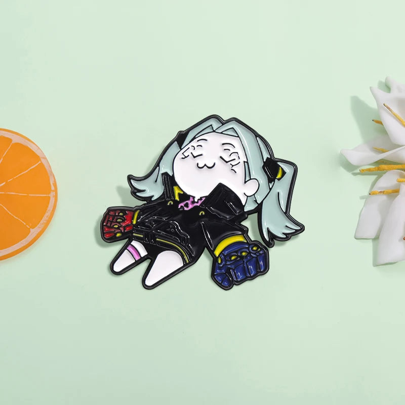 Pin: Cyberpunk Rebecca Kawaii