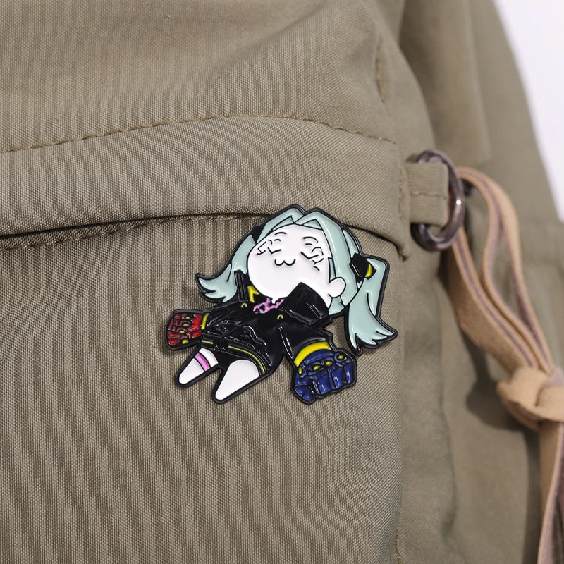 Pin: Cyberpunk Rebecca Kawaii