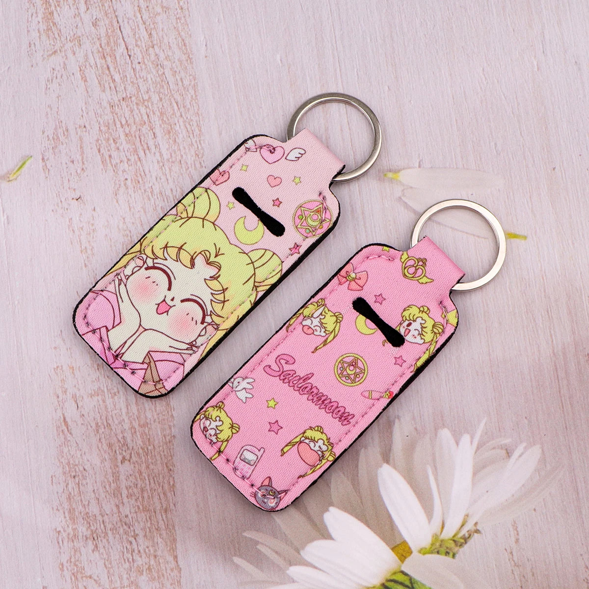 Sailor Moon: Llavero porta-pintalabios kawaii