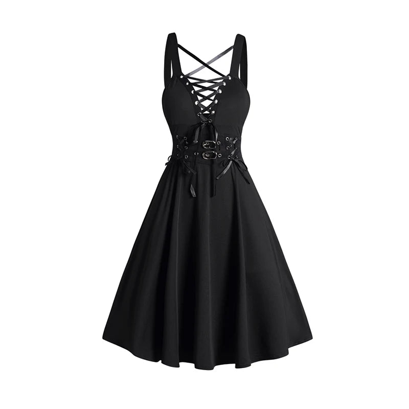 Outfit: Vestido estilo Kuromi + Chaqueta
