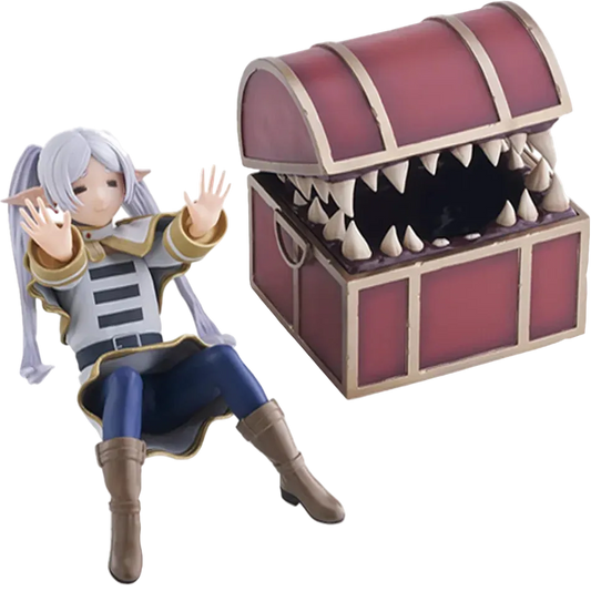 Frieren Beyond Journey's End: Figura Frieren y Monstruo Cofre