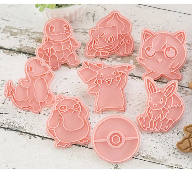 Pokémon: Set de Moldes de Galleta [8 piezas]