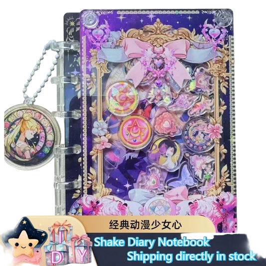 Sailor Moon: Mini Libreta Shaker Negra