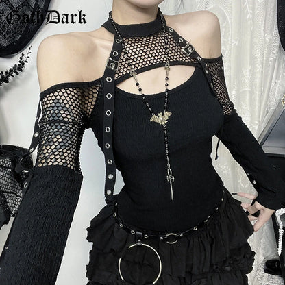 Top Goth: Off shoulder