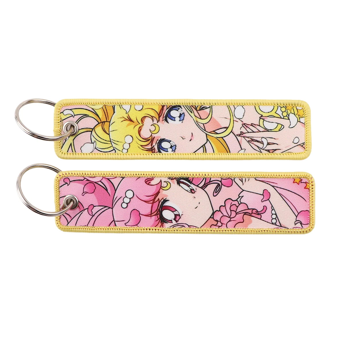 Sailor Moon: Llavero de tela Sailor Moon y Chibi Moon [3x13cm]
