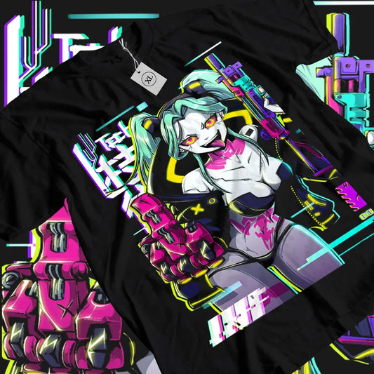 Camiseta: Cyberpunk Rebecca Sexy
