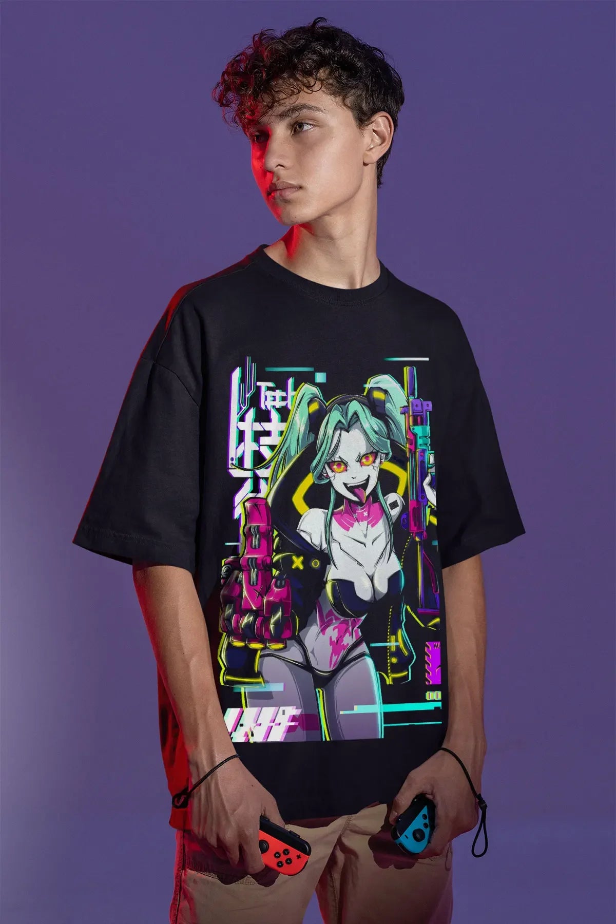Camiseta: Cyberpunk Rebecca Sexy
