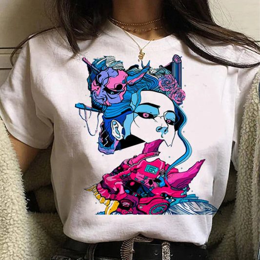 Cyberpunk: Camiseta Mujer