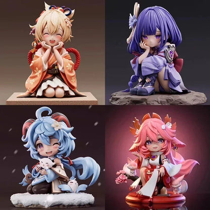 Genshin Impact: Figuras Kawaii de varios personajes 15cm