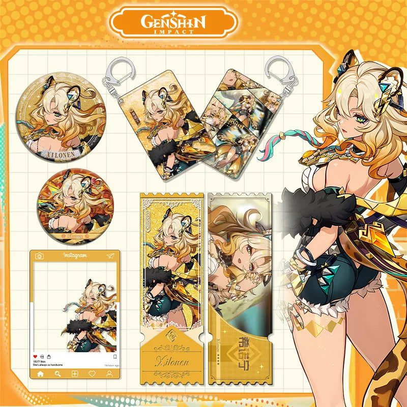 Genshin Impact: Set Acrílico Xilonen