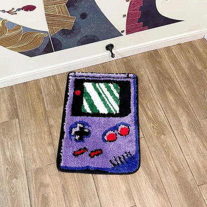 Alfombra estilo consola retro 90x60cm