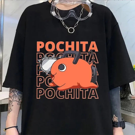 Chainsaw Man: Camiseta Pochita [varios colores]