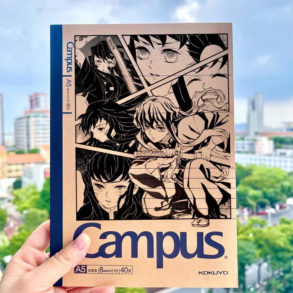 Kimetsu no Yaiba: Libretas vintage personajes  21x14.8cm