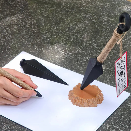 Naruto: Shuriken bolígrafo con soporte