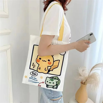 Pokémon: Tote Bag Kwaii [Psyduck, Pikachu, Squirtle]