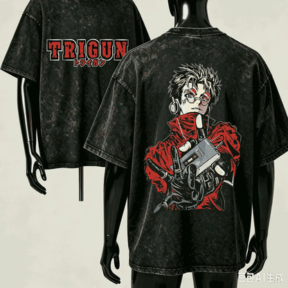 Trigun: Camiseta Estilo Harajuku