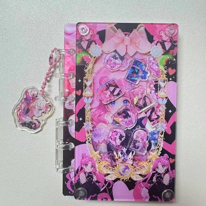 Sailor Moon: Mini Libreta Shaker Dark Sailor Moon Negra-Rosa