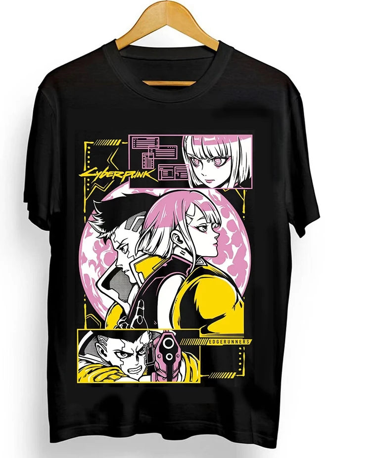 Camiseta: Cyberpunk David x Lucy