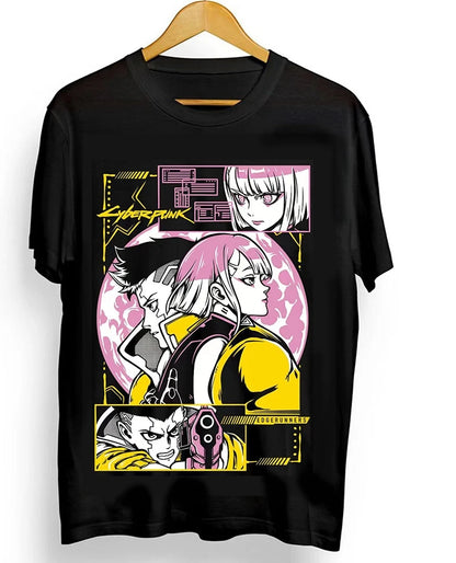 Camiseta: Cyberpunk David x Lucy