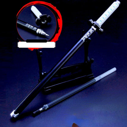 Kimetsu no Yaiba: Bolígrafos katana con soporte y vaina