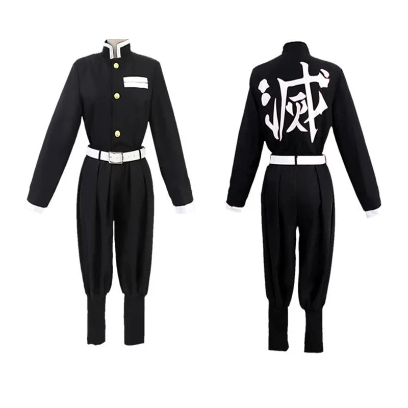 Kimetsu no Yaiba: Cosplay Shinobu Kocho [Uniforme, peluca y accesorios]