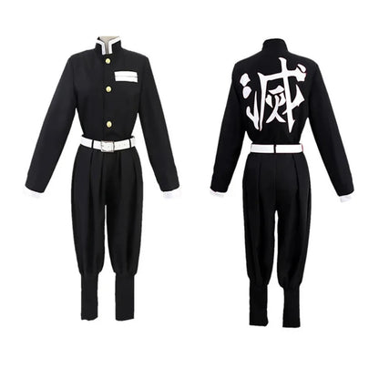 Kimetsu no Yaiba: Cosplay Shinobu Kocho [Uniforme, peluca y accesorios]