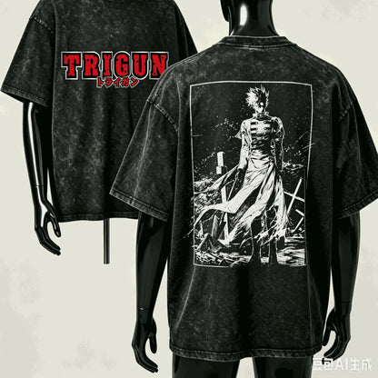 Trigun: Camiseta Estilo Harajuku