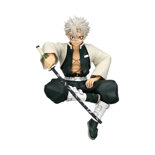 Kimetsu no Yaiba: Shinazugawa Sanemi Figura Sentado [15cm]