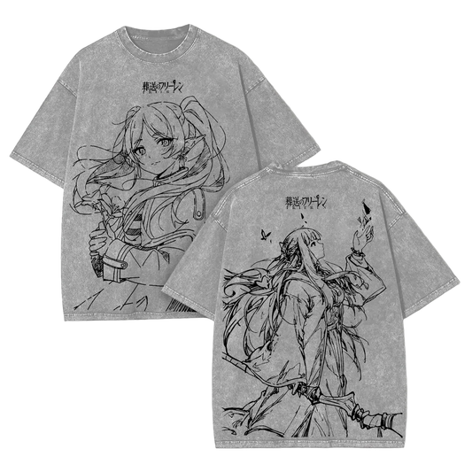 Frieren: Camiseta Frieren y Fern