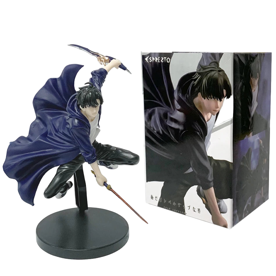 Solo Leveling: Sung Jinwoo en posición de ataque figura [21cm]