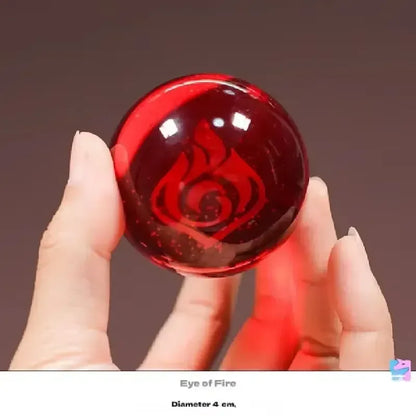Genshin Impact: Set Bolas de Cristal LED 3D 7 Elementos