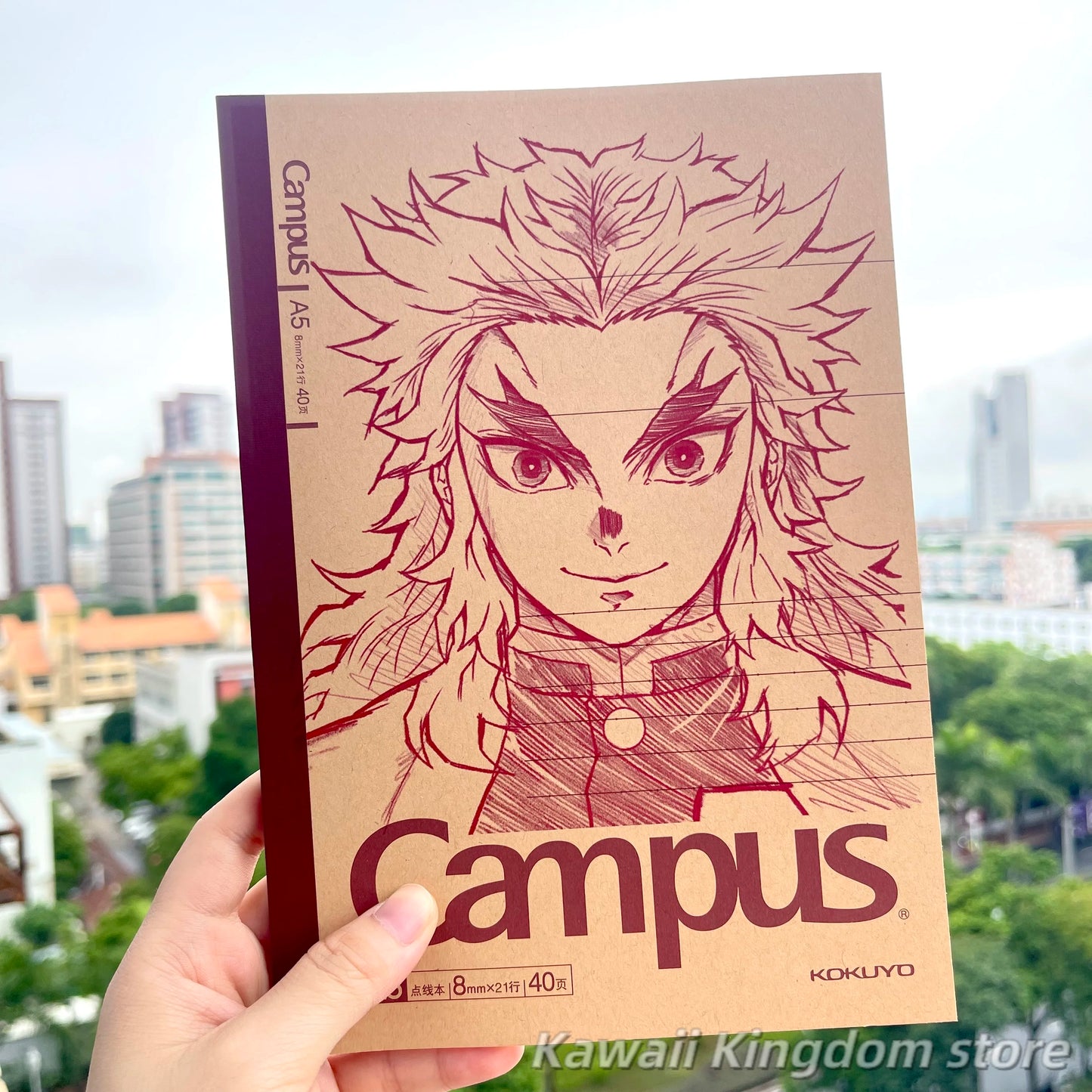 Kimetsu no Yaiba: Libretas vintage personajes  21x14.8cm