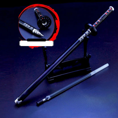 Kimetsu no Yaiba: Bolígrafos katana con soporte y vaina
