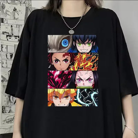 Camiseta oversize: Kimetsu no Yaiba
