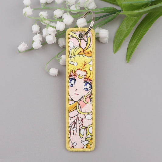 Sailor Moon: Llavero de tela Sailor Moon y Chibi Moon [3x13cm]