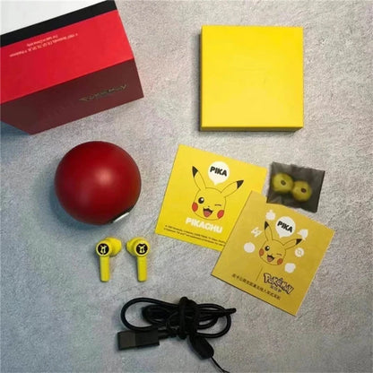 Pokémon: Auriculares Pikachu con Pokébol 5.0 Bluetooth