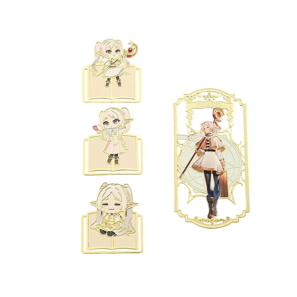 Frieren: Marcapáginas metálicos