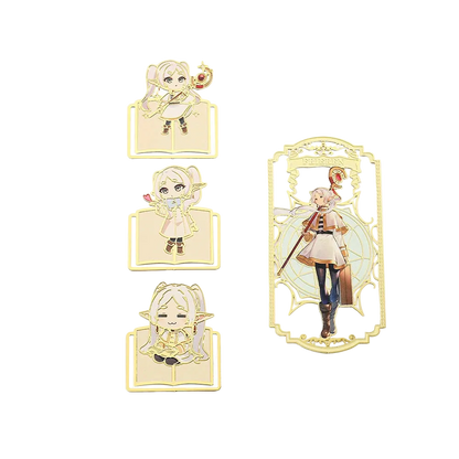 Frieren: Marcapáginas metálicos