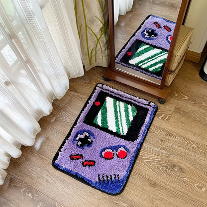 Alfombra estilo consola retro 90x60cm