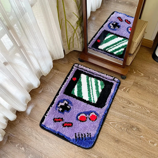 Alfombra estilo consola retro 90x60cm