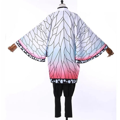 Kimetsu no Yaiba: Cosplay Shinobu Kocho [Uniforme, peluca y accesorios]