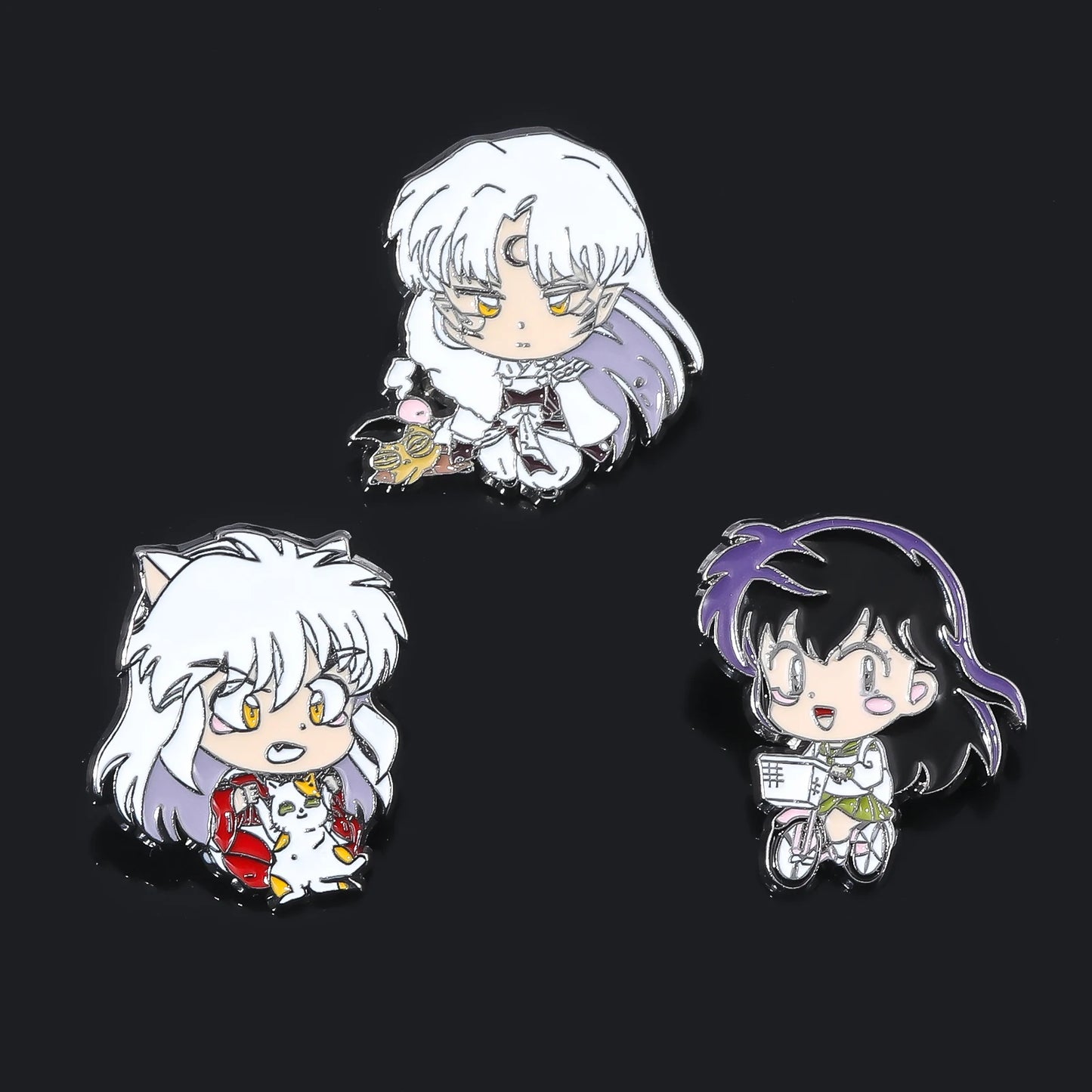 InuYasha: Pin chibi [InuYasha, Sango, Sesshomaru, Kagome]